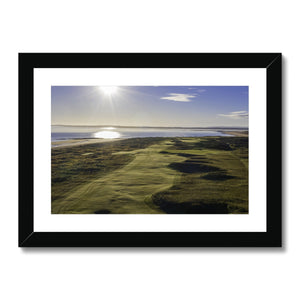 Open image in slideshow, Royal Dornoch - Foxy Morning Framed &amp; Mounted Print
